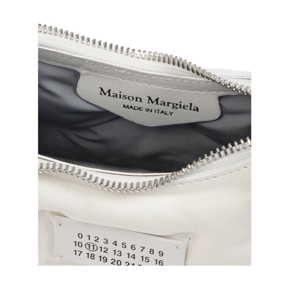 Maison Margiela Schoudertas Glam Slam Micro White Dames