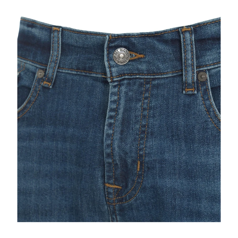 7 For All Mankind Blauwe Slimmy Slim Fit Jeans Blue Heren