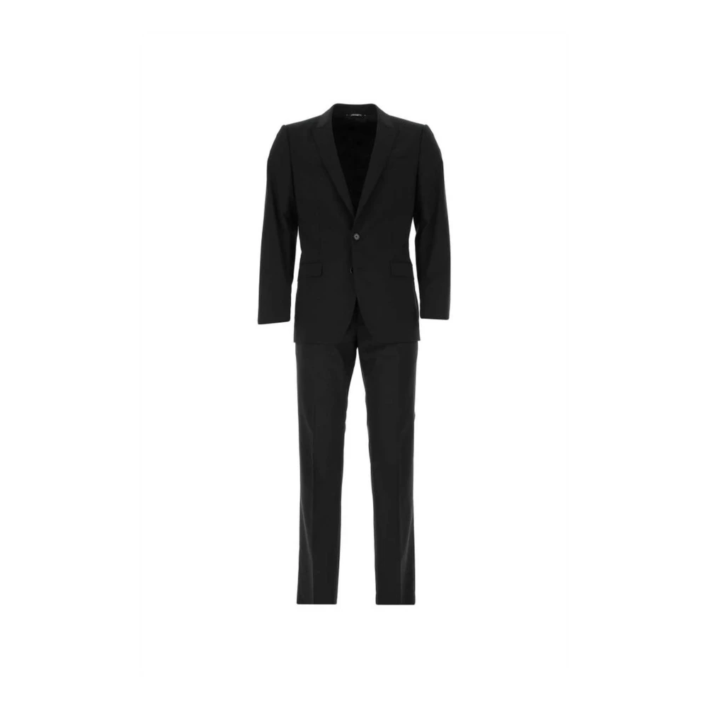 Dolce & Gabbana Hombre Negro Trajes, Talla: Xl