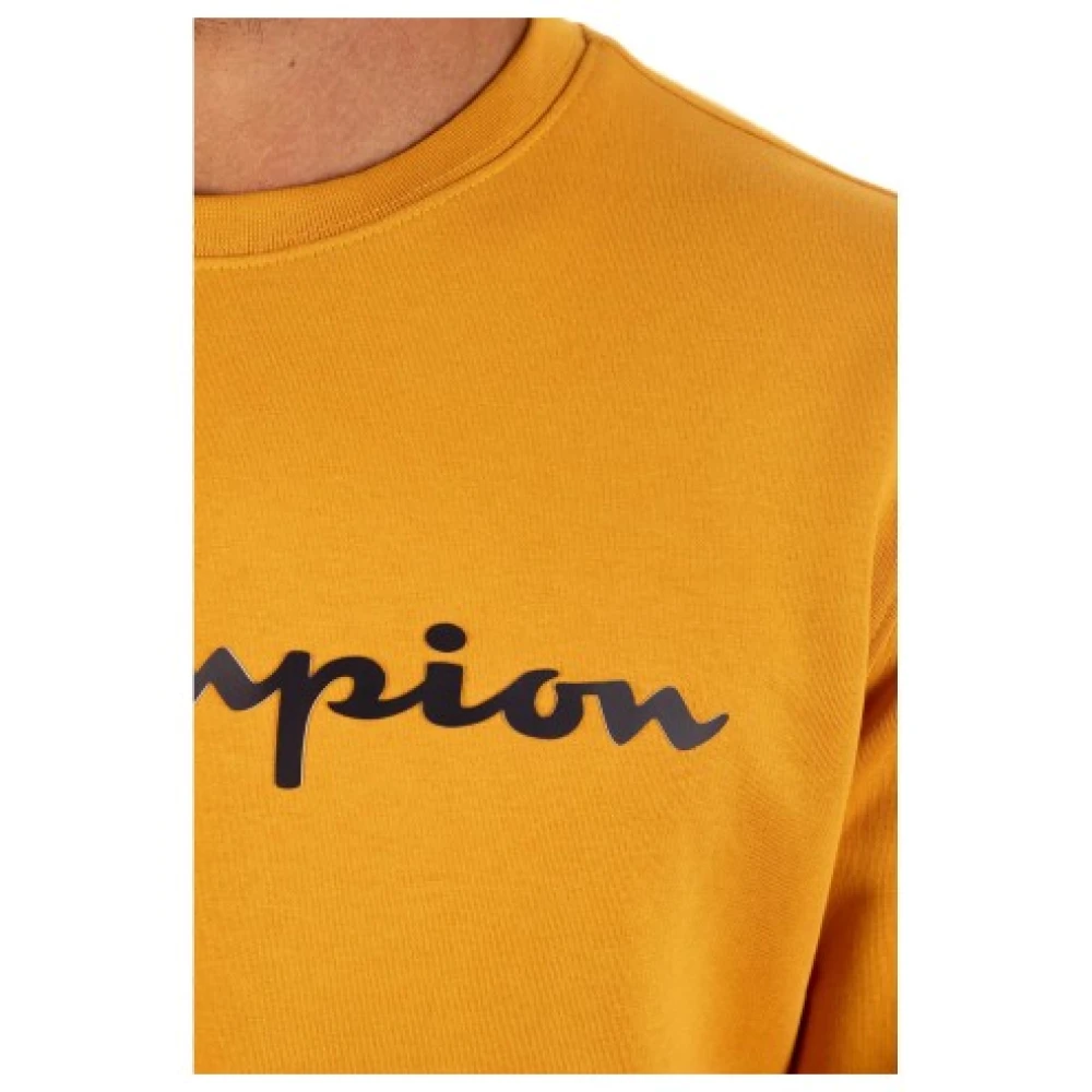 Champion Heren Sweatshirt Yellow Heren