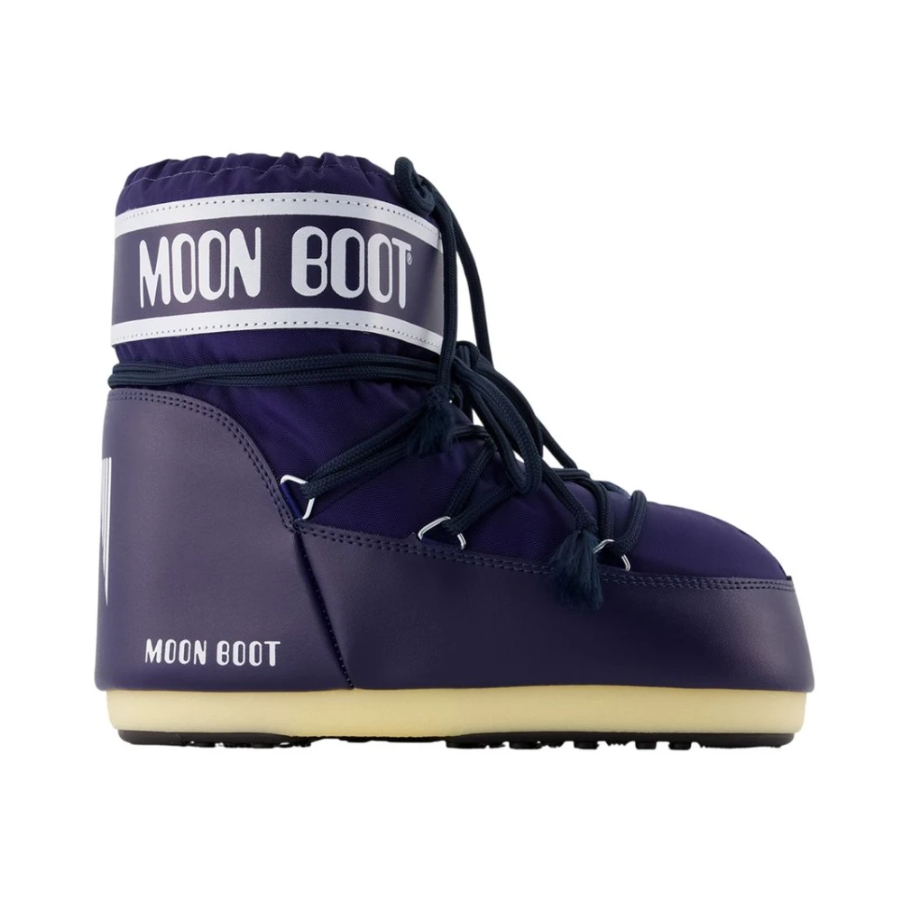 Moon Boot Icon Low Nylon Boot - Female - Winter Boots - Blue - 3 Uk - Shoes