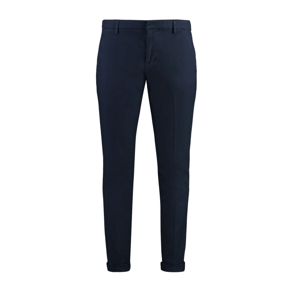 Dondup Blauwe Broek met Verborgen Sluiting Blue Heren