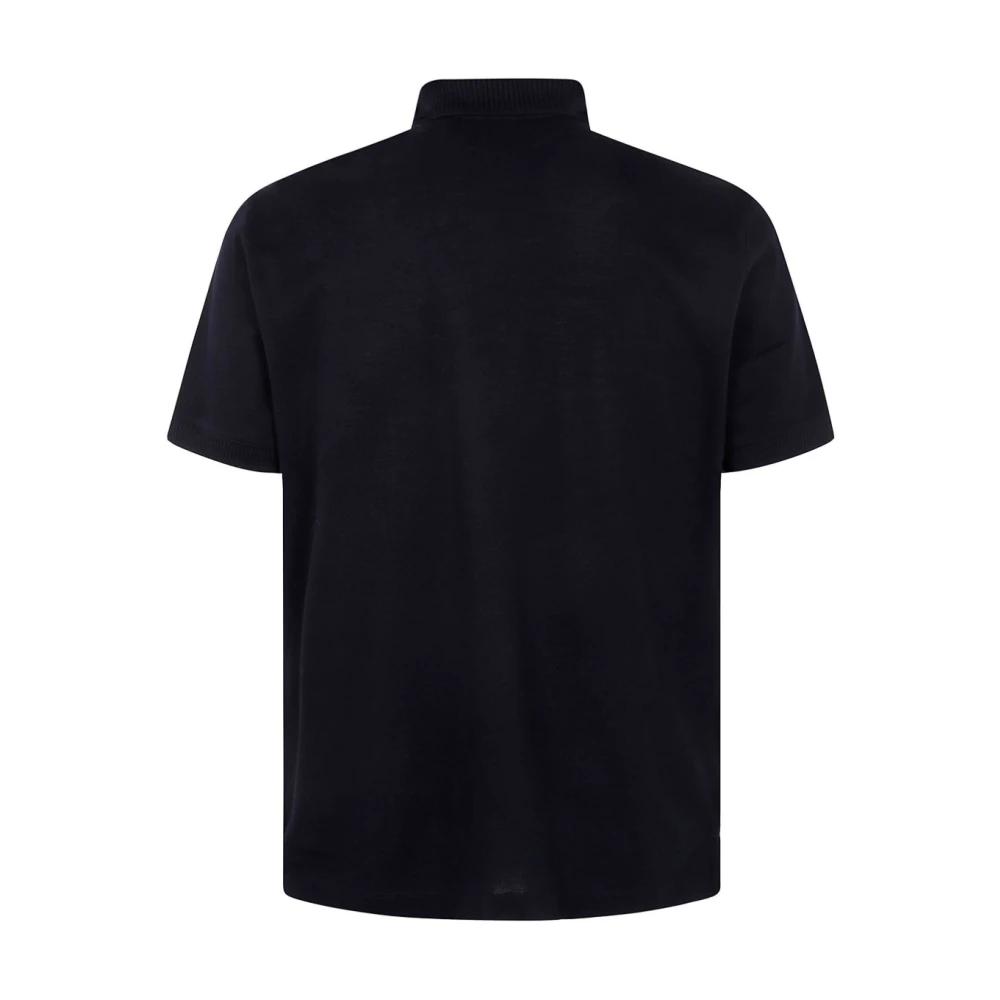 Emporio Armani Blauwe T-shirts en Polos met Logo Blue Heren