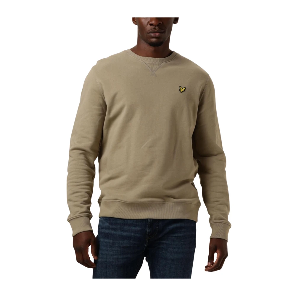 Lyle & Scott - Grüner Rundhalsausschnitt Pullover - Sweatshirts & Hoodies - Herren - Grün - L - Bild 4