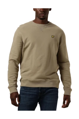 Grön Crew Neck Tröja