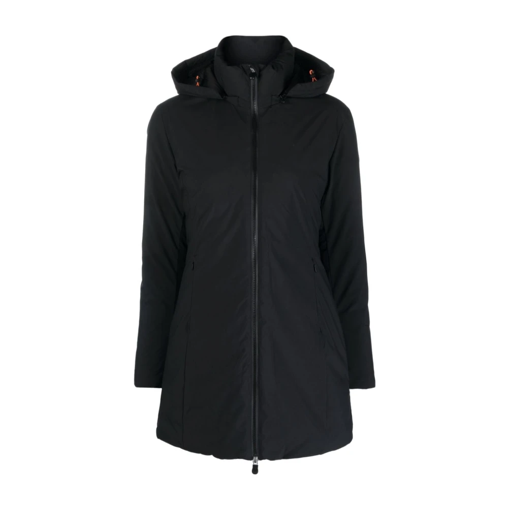 Save The Duck Raquel Hooded Parka Jas Black Dames