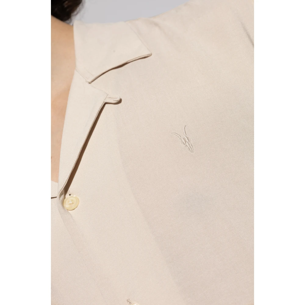 AllSaints Shirt Venetië Beige Heren