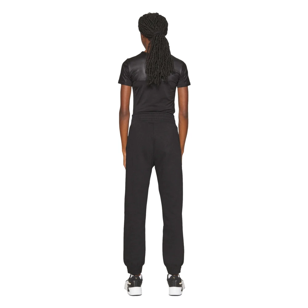 Champion Elastische manchetbroek Lange broek Black Dames