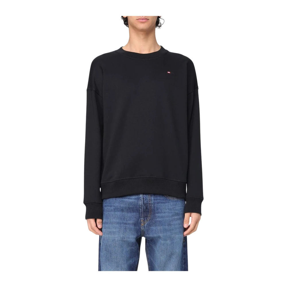 Diesel Hombre Negro Sudaderas, Talla: M