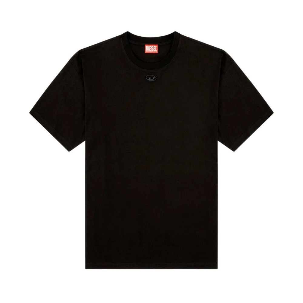 Diesel Men's Black T-Shirts, 2XL, T-Boxt Dco