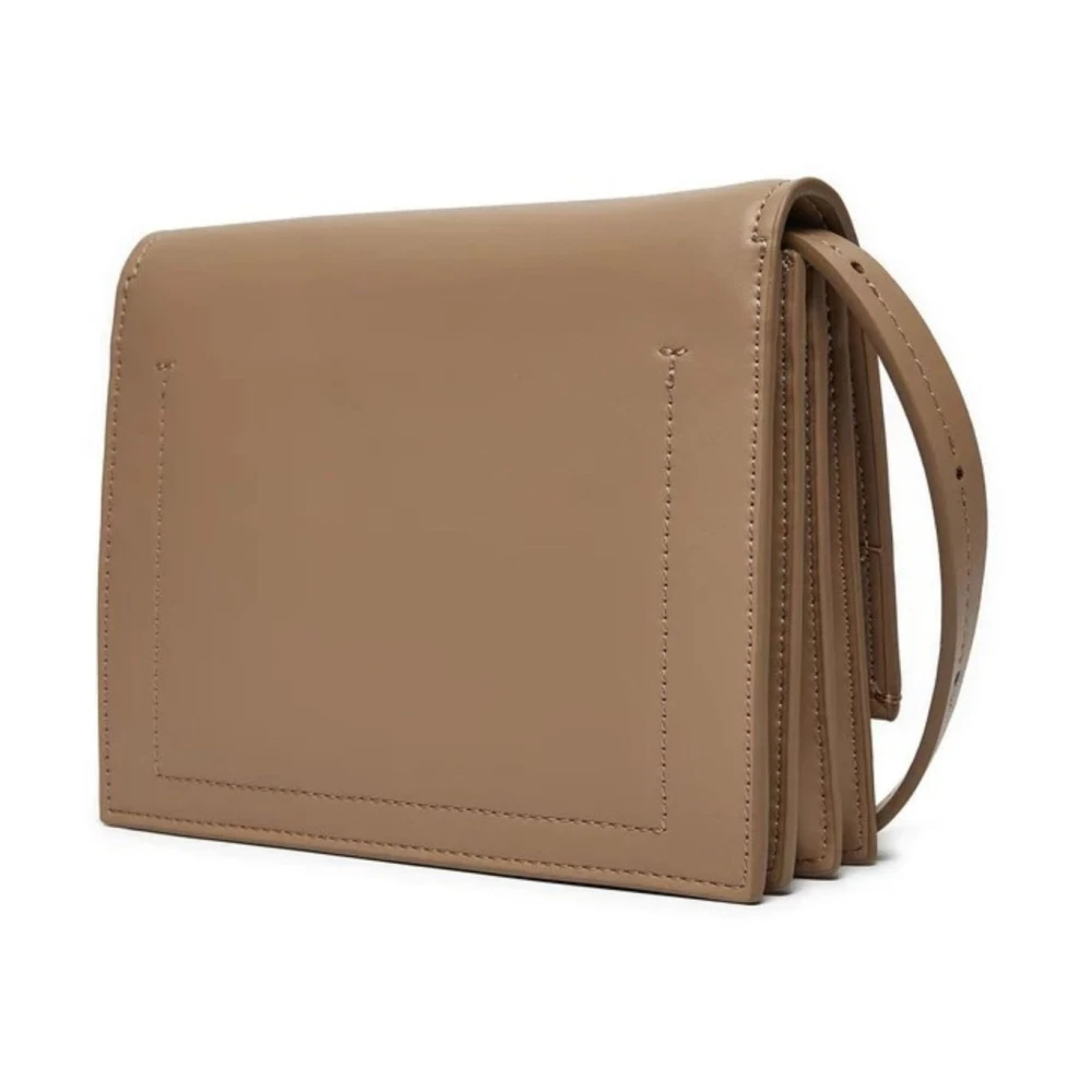 Calvin Klein Linear Crossbody Tas voor Vrouwen Beige Dames