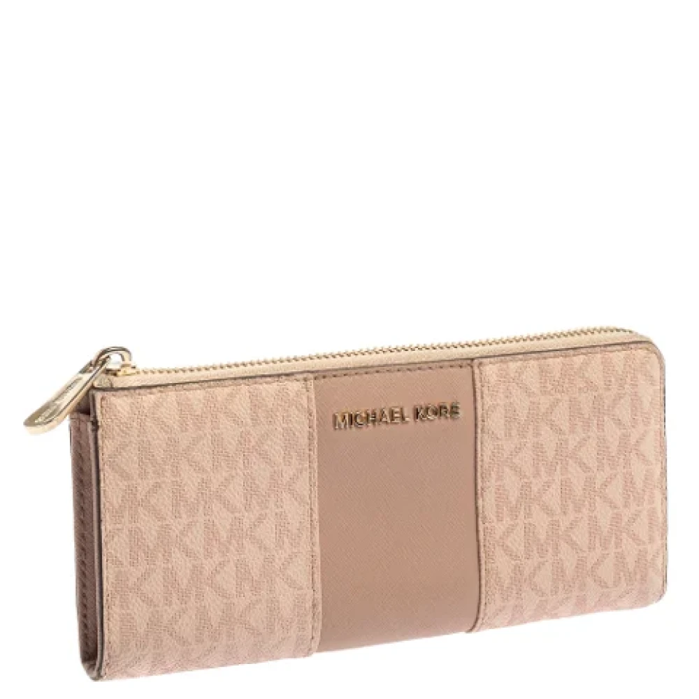 Michael Kors Pre-owned Leather wallets Pink Dames
