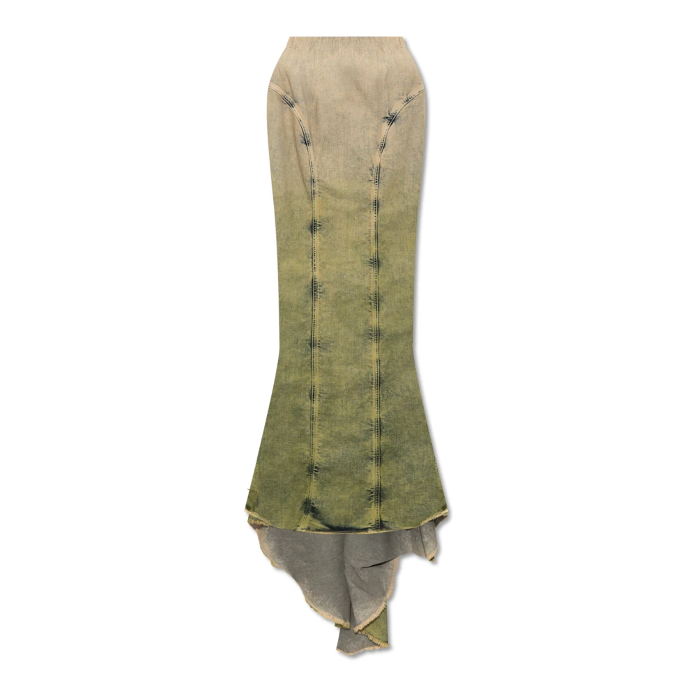 Rick Owens Maxi Rok Green Dames