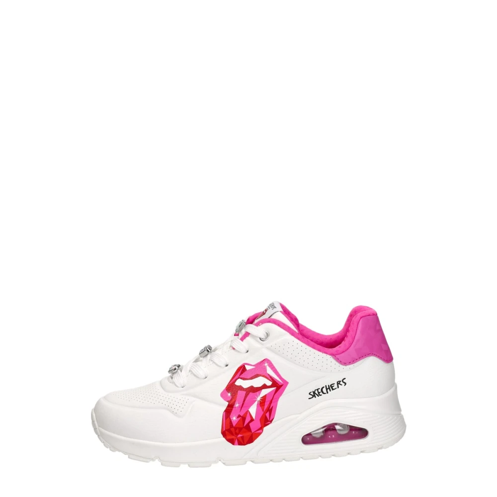 Skechers Uno Diamond Stones Sneakers Laag Dames Schoenen Wit
