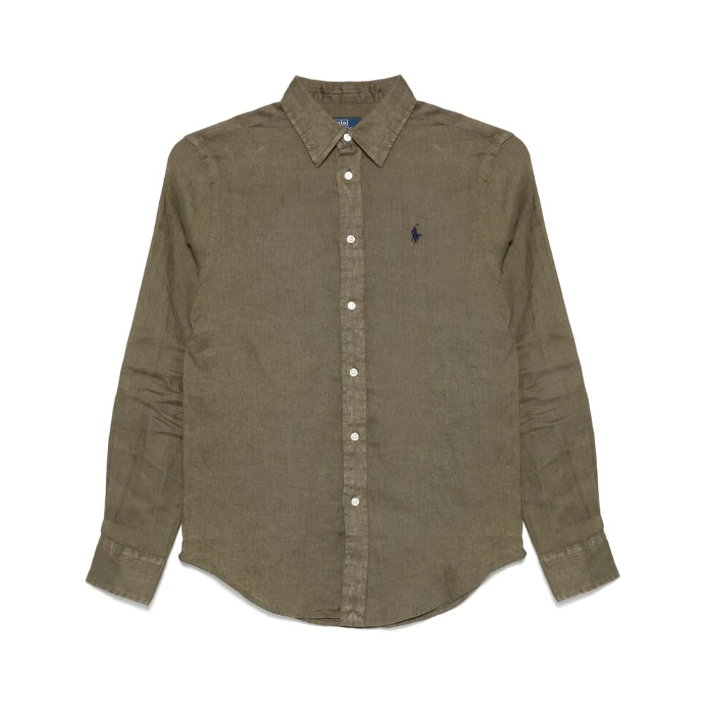 Ralph Lauren Linnen Overhemd Green Dames