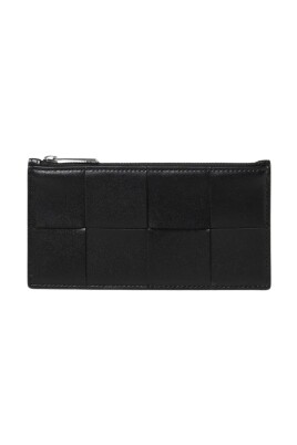 black-zip-around-wallet