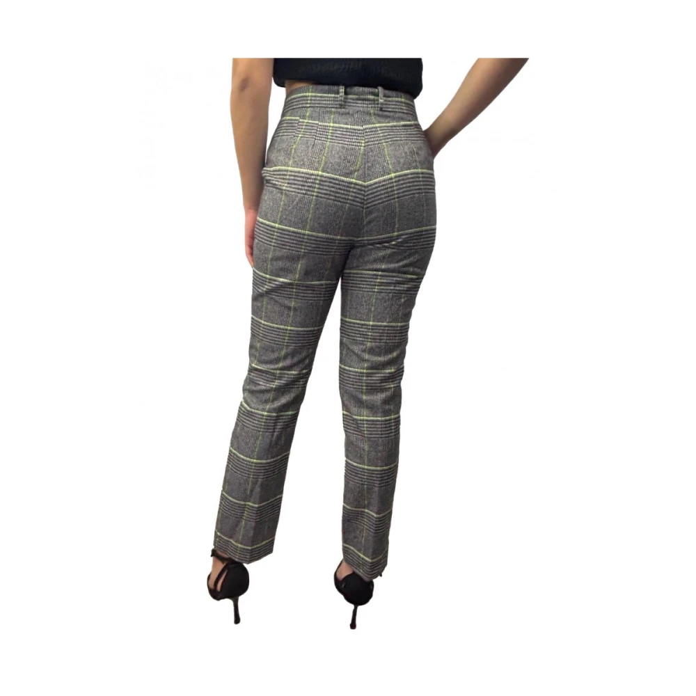 Manila Grace Wollen broek met viscose Gray Dames