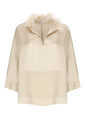 beige-silk-t-shirt-with-feather-collar