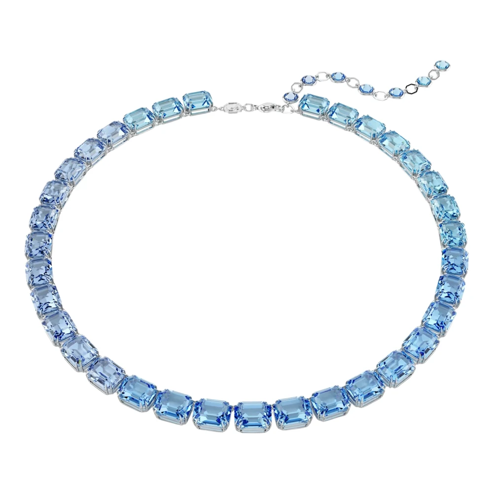 Swarovski - Millenia Tennis-Halskette - Accessories - Damen - Blau - One Size - Bild 7