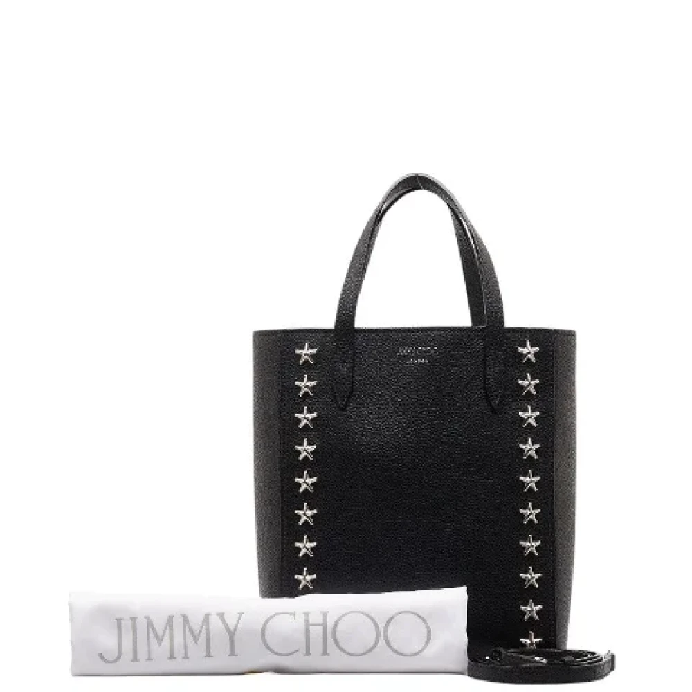Jimmy Choo Pre-owned Leather totes Black Dames