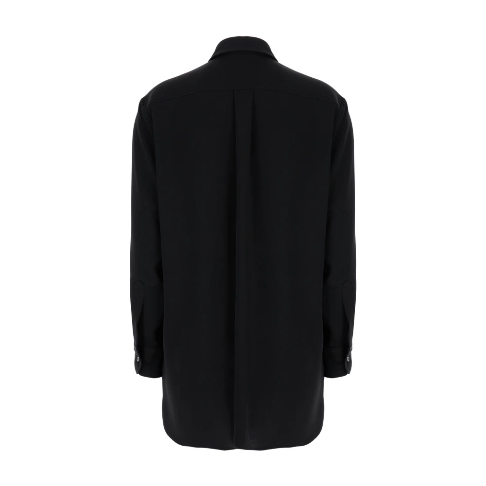 Plain Units Zwart Lang Shirt Black Dames