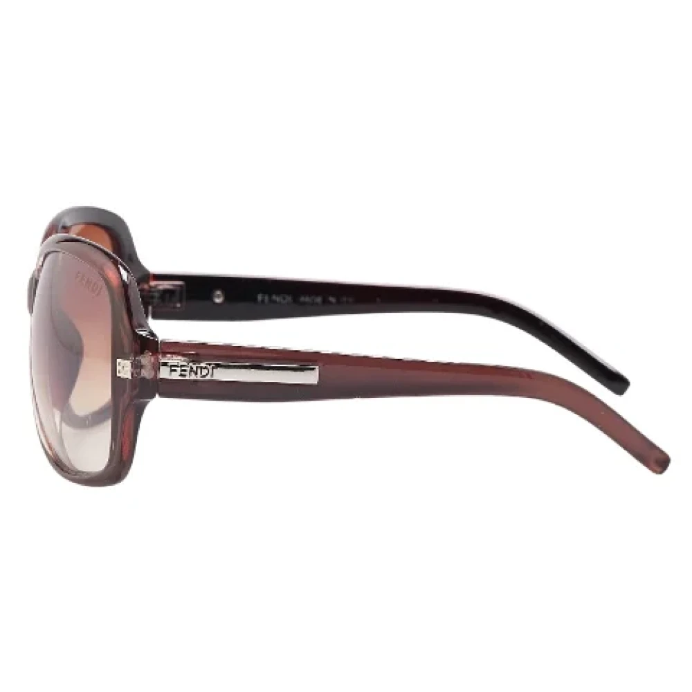 Fendi Vintage Pre-owned Glass sunglasses Purple Dames