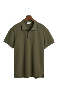Regular Fit Shield Piqué Polo Shirt - Juniper Green