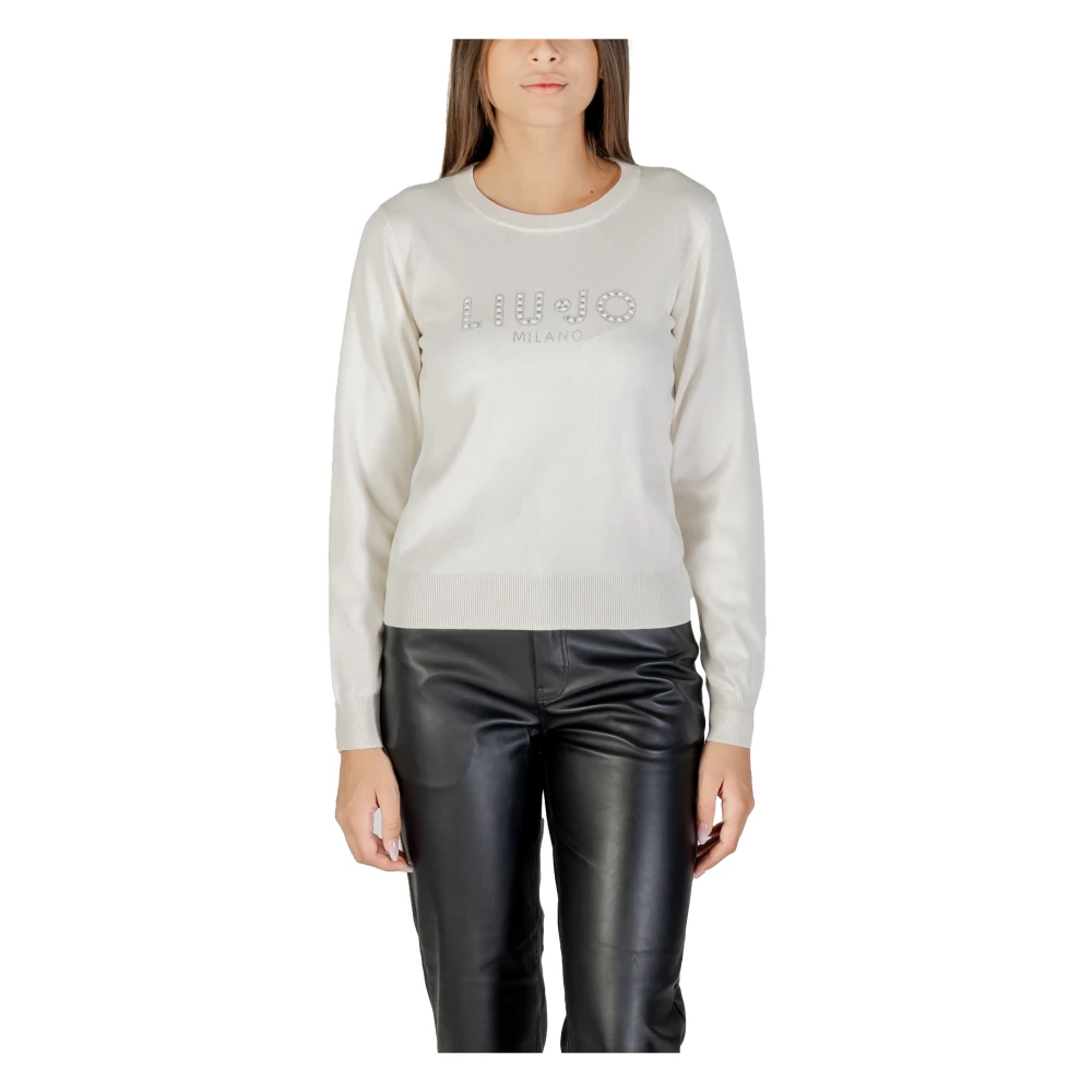 Liu Jo Damen Beige Sweatshirts & Hoodies, Mgröße:
