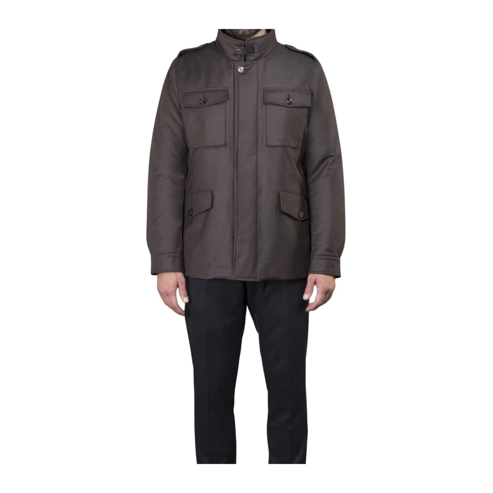 Moorer Men's Brown Down Jackets, 2XL, Isac Down Jacket