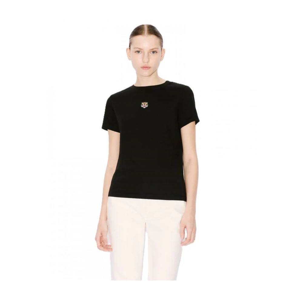 Kenzo Katoenen T-shirt Black Dames