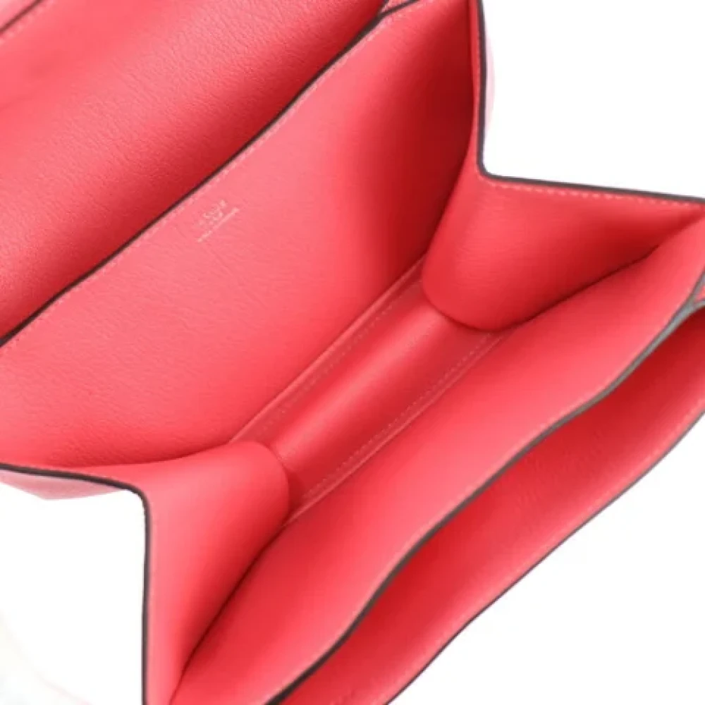 Hermès Vintage Pre-owned Fabric clutches Red Dames