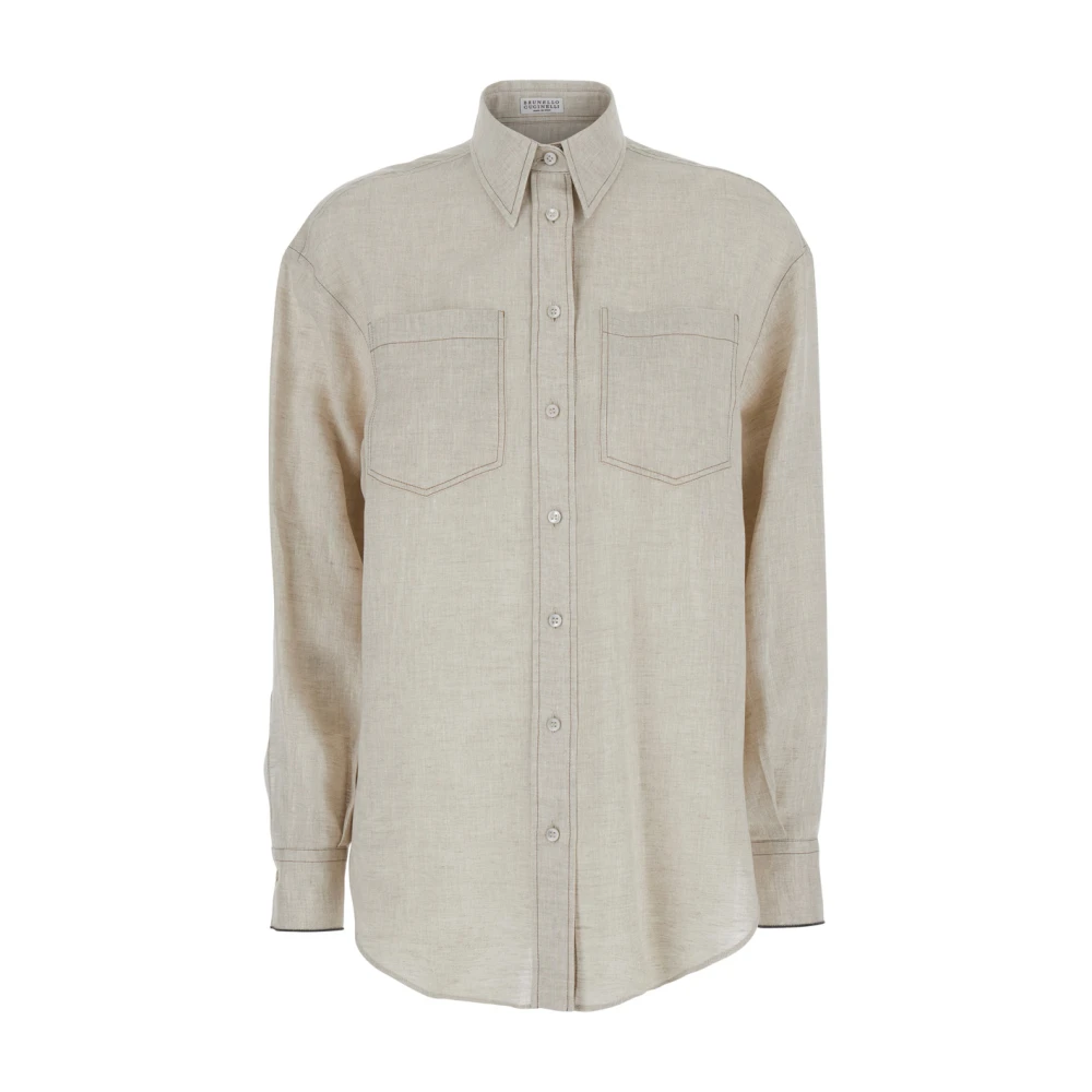Blouses & Shirts > Shirts - - Brunello Cucinelli - Modalova