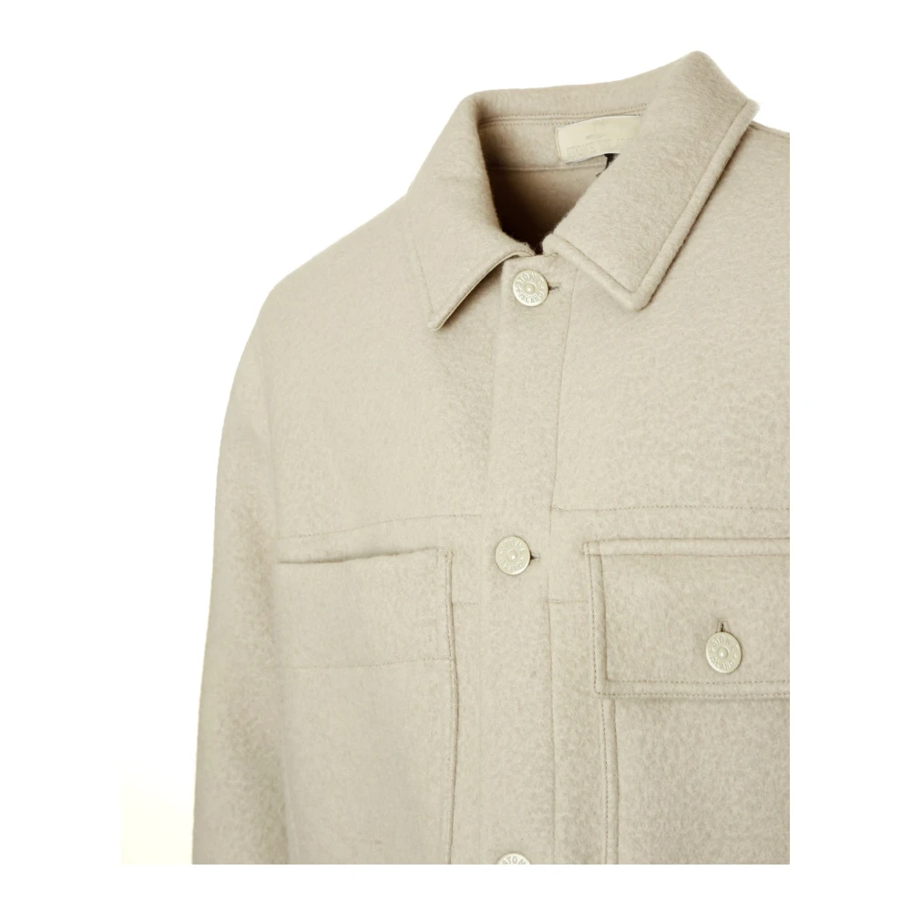Stone Island Ghost Jack met Kent Kraag Beige Heren