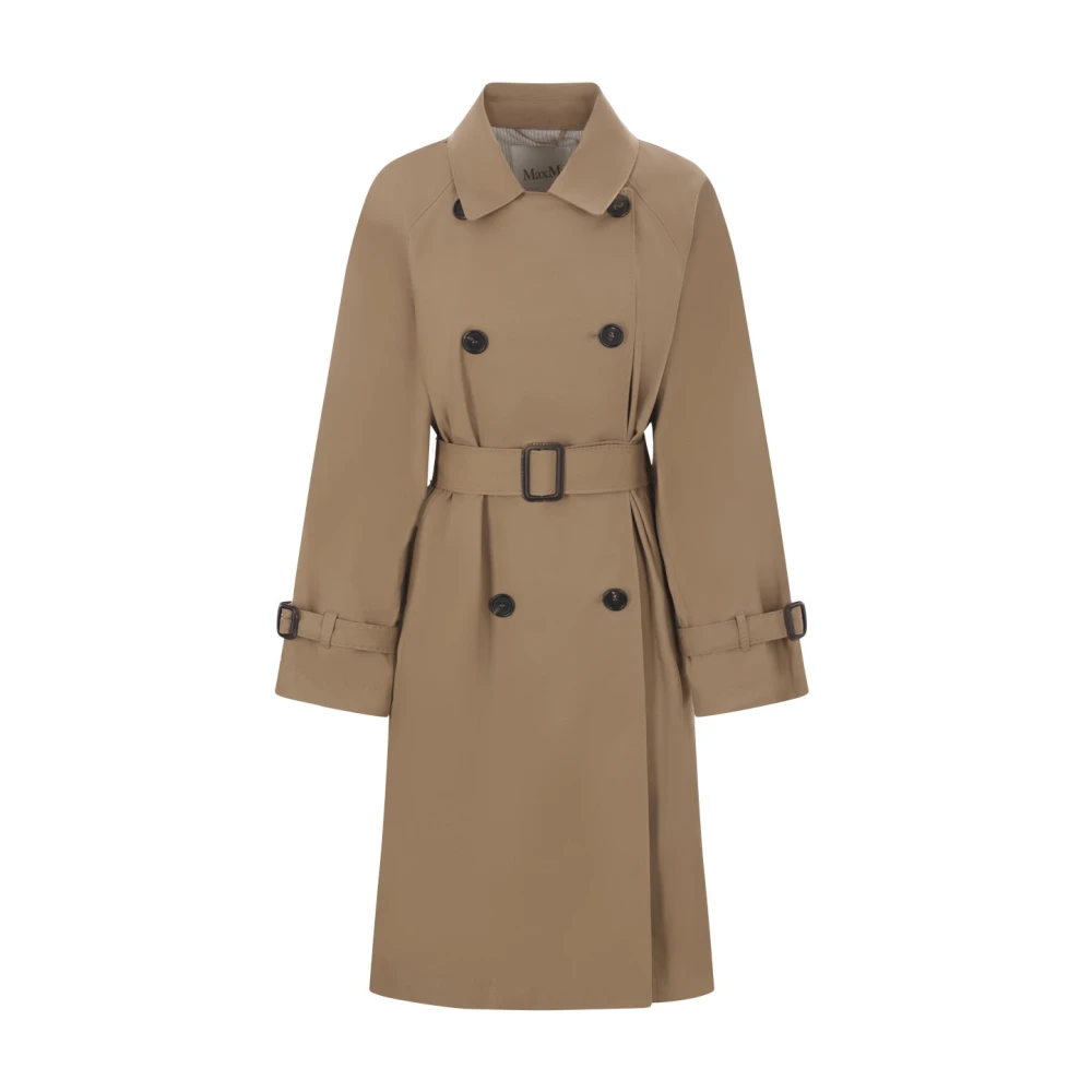 Max Mara Bruine double-breasted trenchcoat Brown Dames