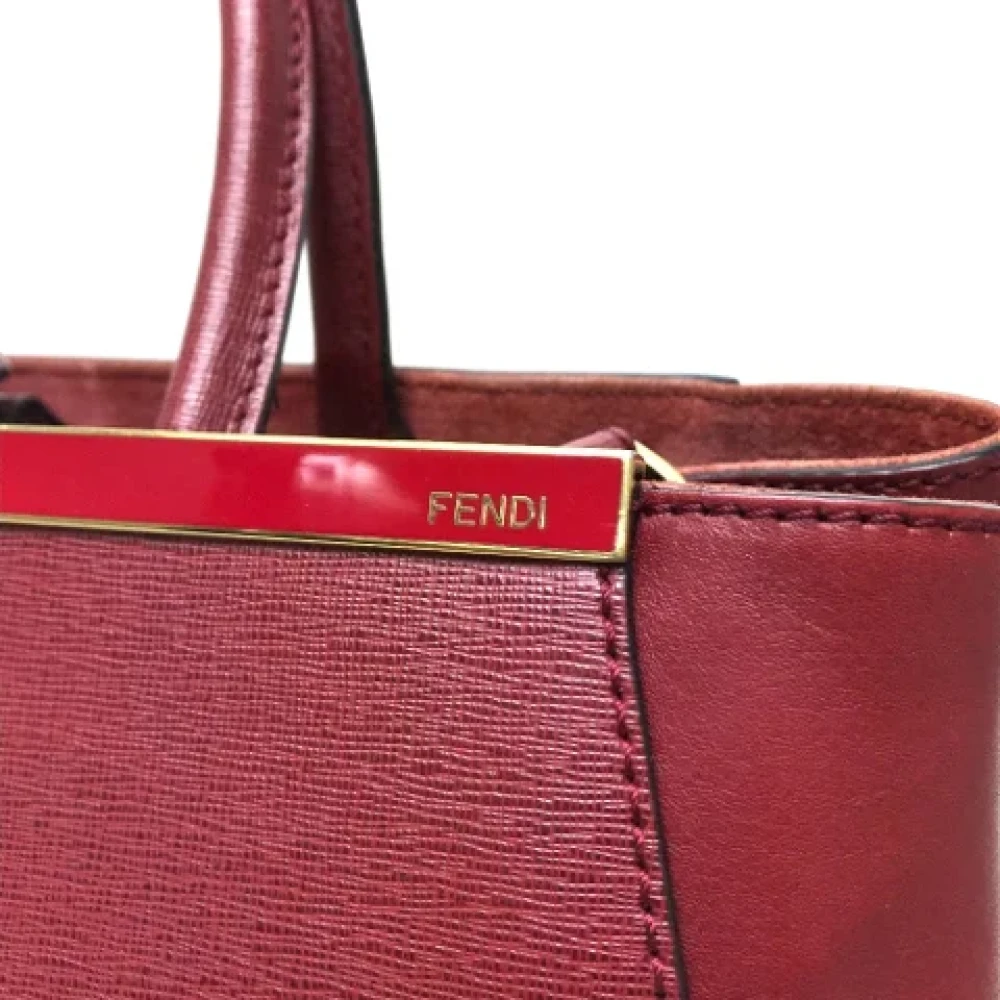 Fendi Vintage Pre-owned Leather fendi-bags Red Dames