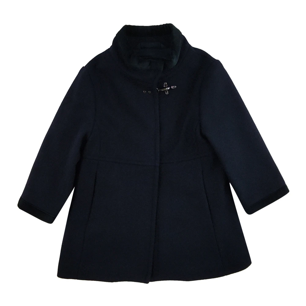 Fay Blue Winter Jackets, Male, 12 Y, Wool Coat