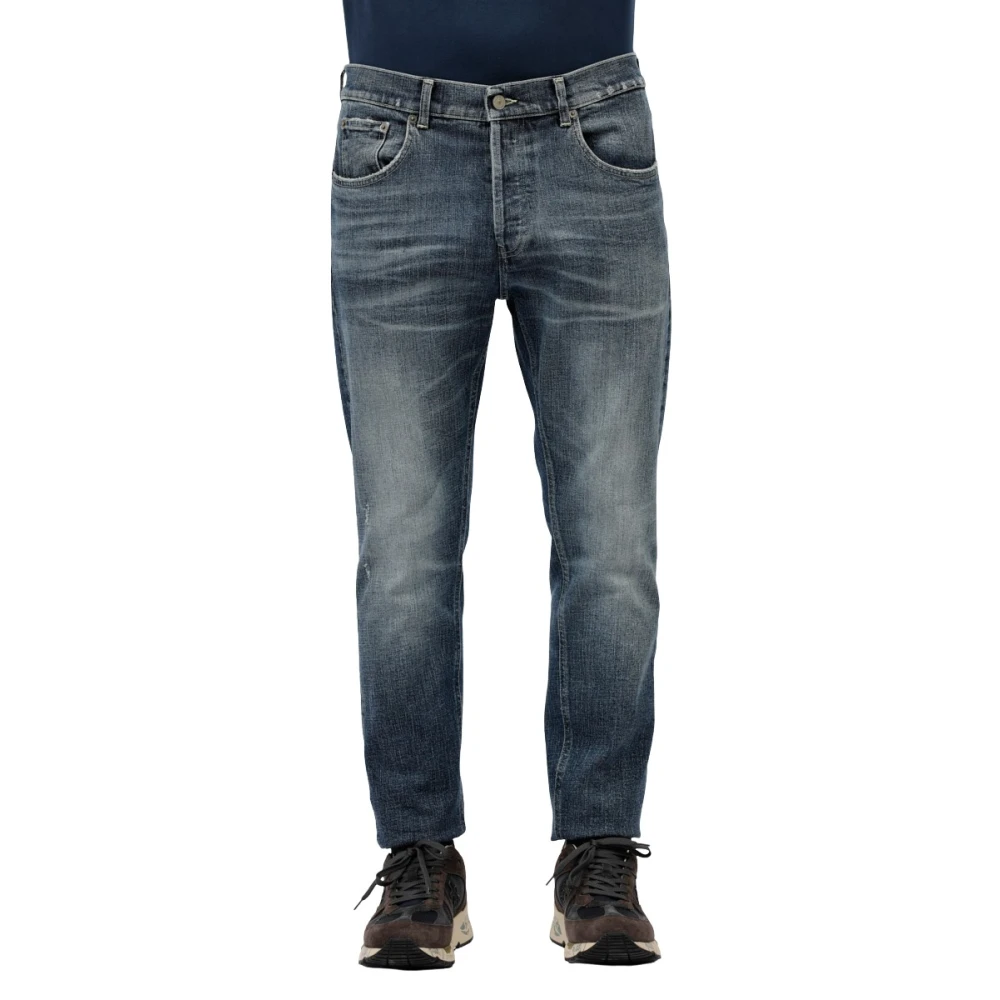 Dondup Donker denim worteljeans Blue Heren