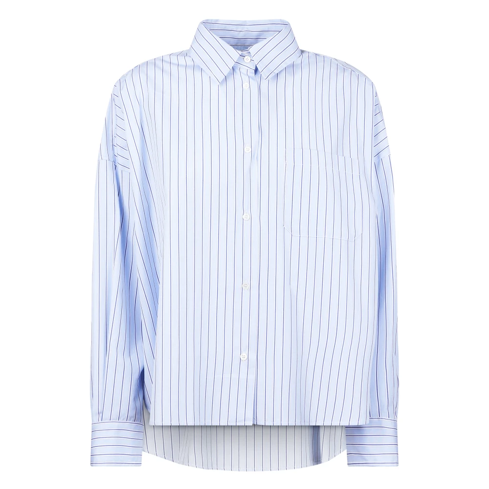Max Mara Women's Blue Camicia