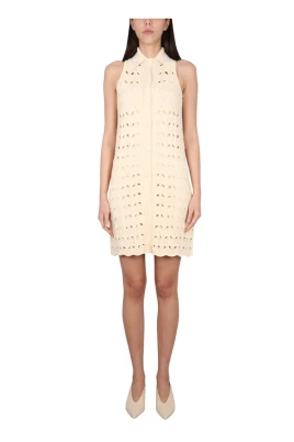 Button Closure Perforated
