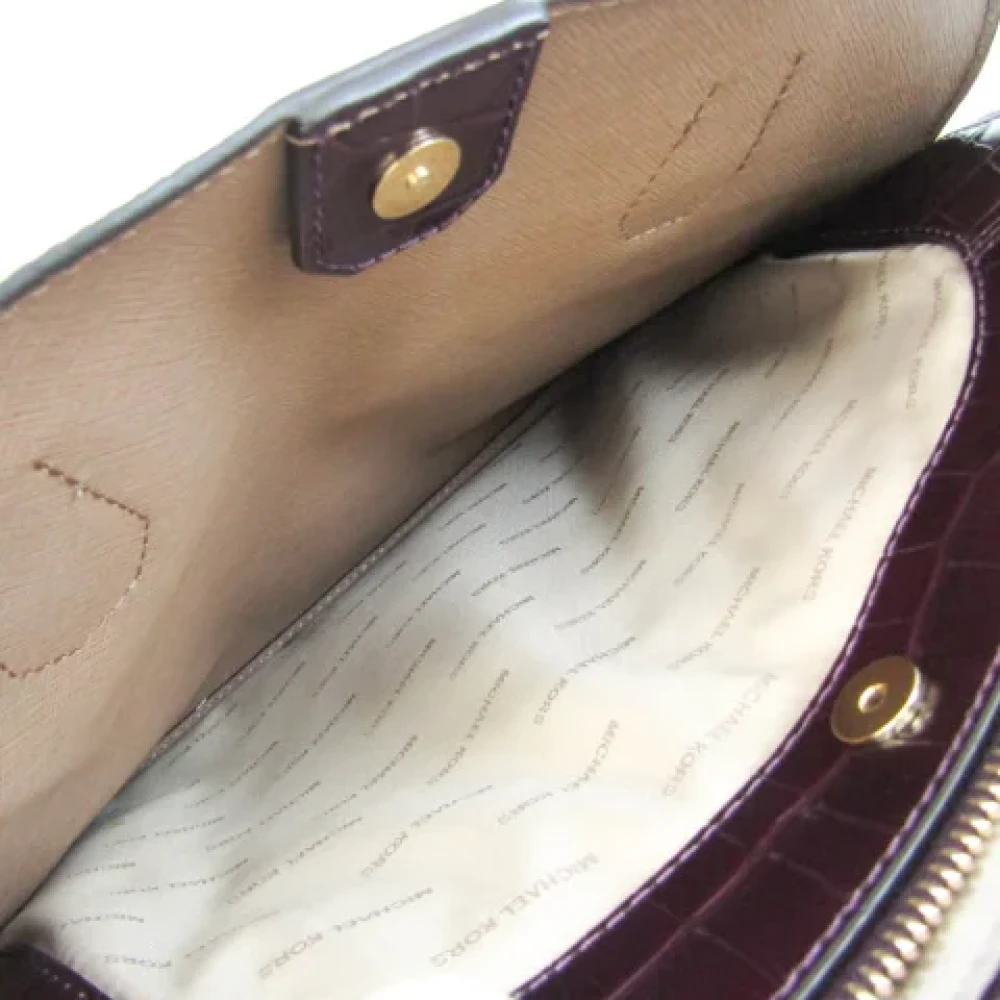 Michael Kors Pre-owned Leather handbags Purple Dames