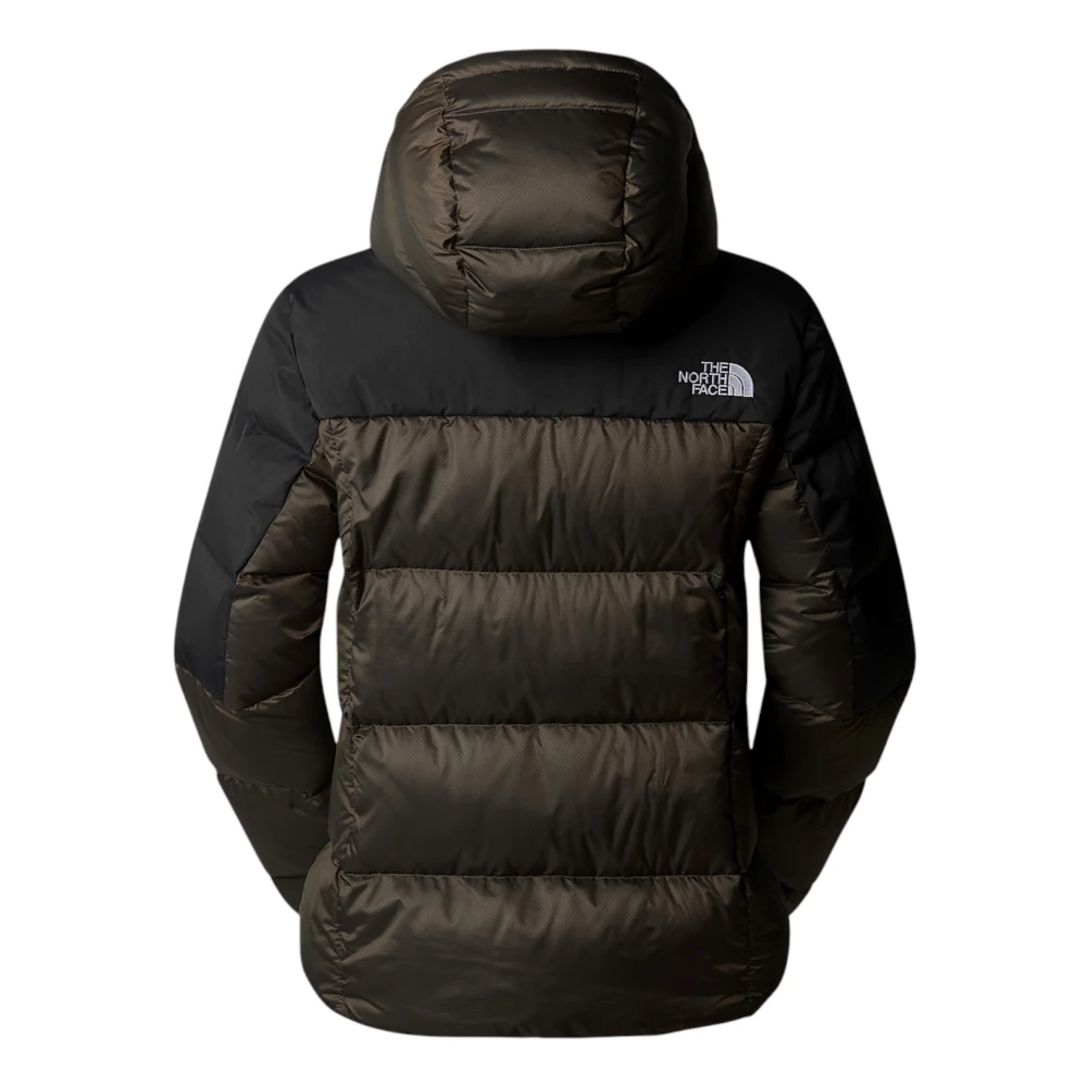 The North Face Gewatteerde jas met capuchon en gerecyclede isolatie Brown Dames