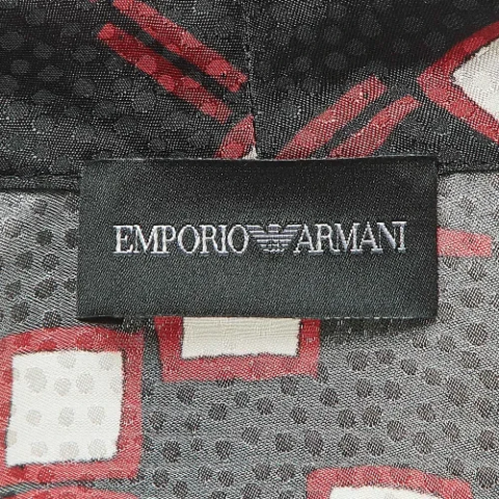 Armani Pre-owned Fabric tops Black Dames