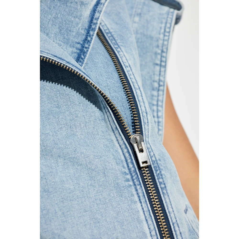 IRO Denim vest Ynesa Blue Dames