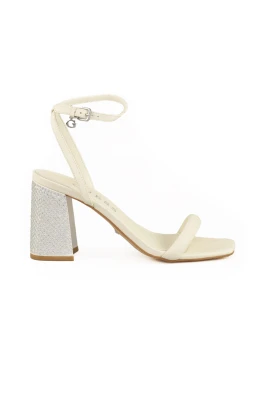 Lädersandal med gummisula