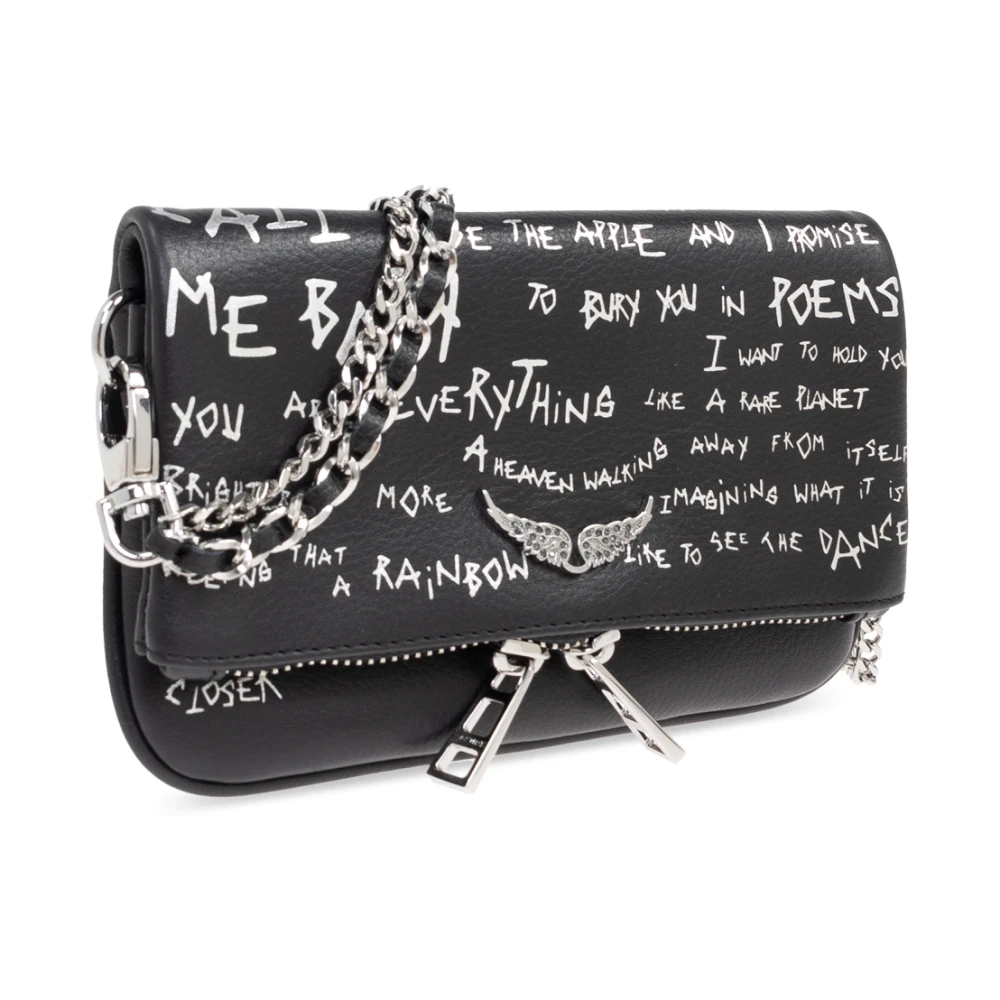Zadig & Voltaire Schoudertas Rock Nano Black Dames