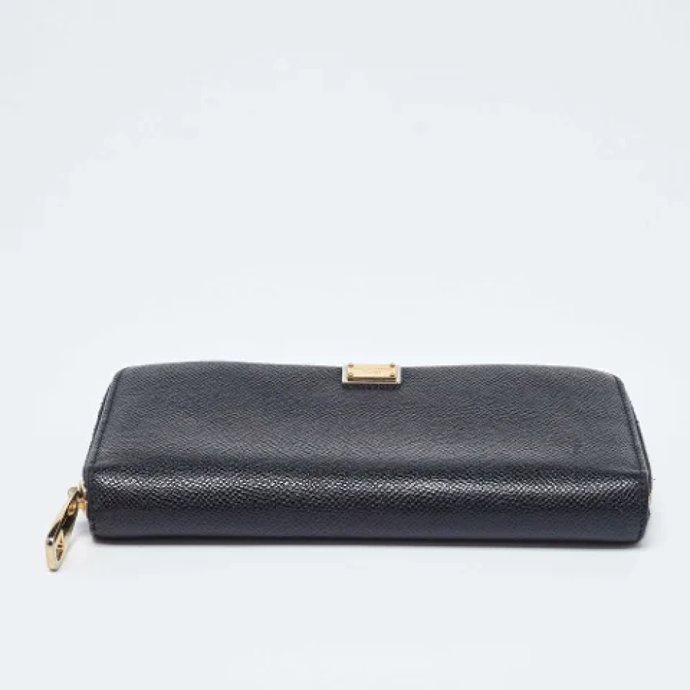 Dolce & Gabbana Pre-owned Leather wallets Black Dames