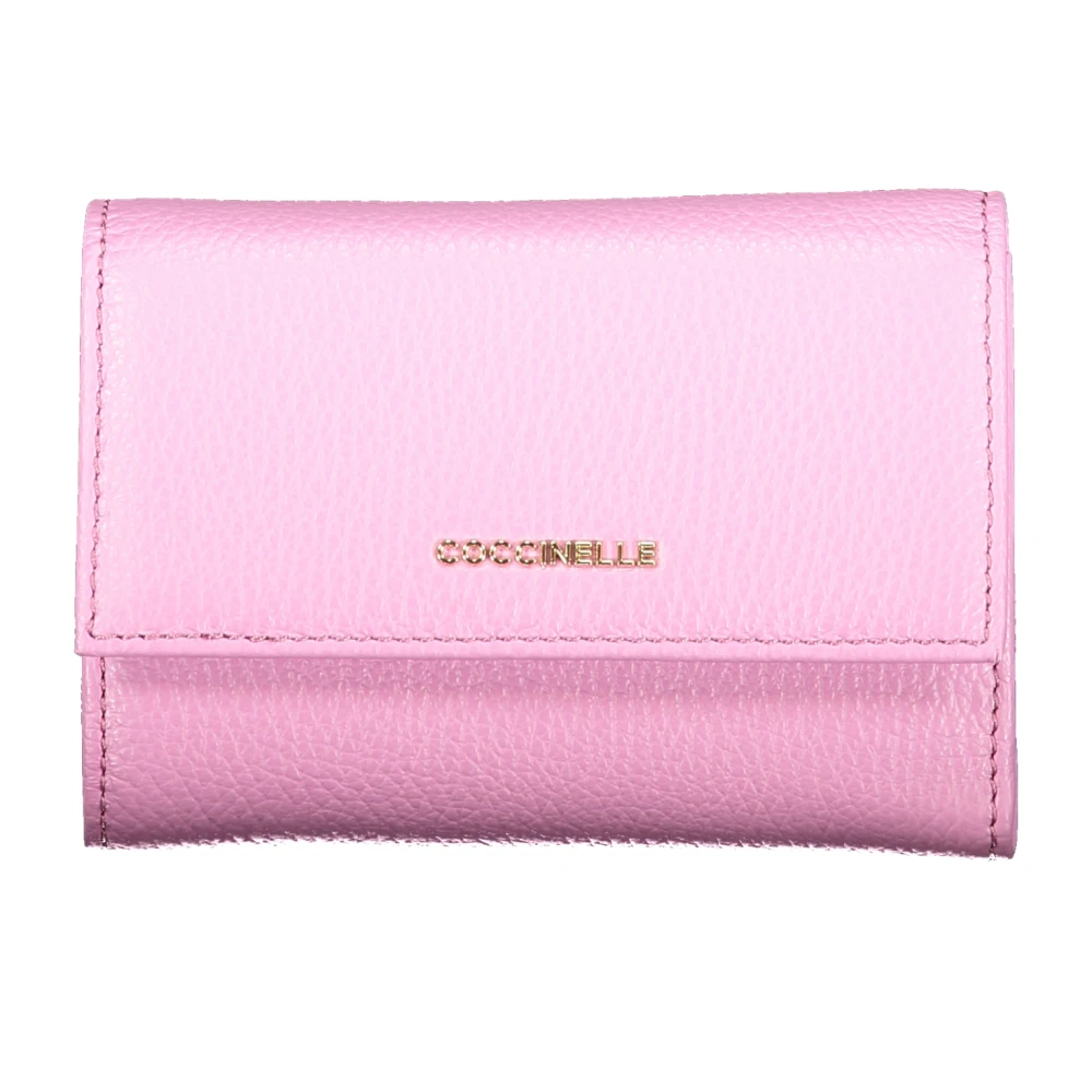 Coccinelle Women's Purple Wallets & Cardholders, One Size, Metallic Soft Wallet