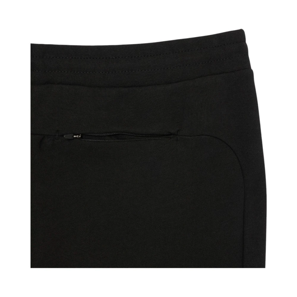 Lacoste Zwarte Jersey Sweatpants Minimalistisch Ontwerp Black Heren