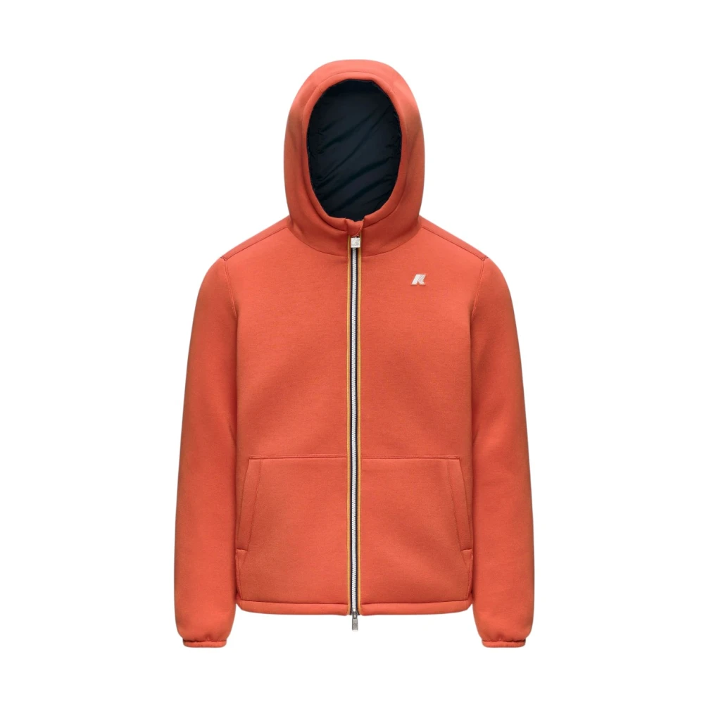 K-Way Uomo Arancione Felpe, S, New,