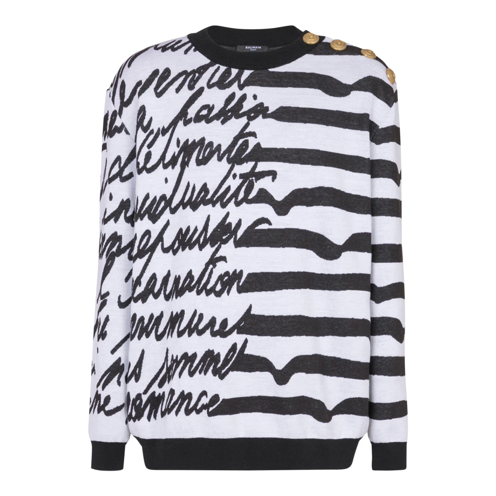 Knitwear > Round-neck Knitwear - - Balmain - Modalova